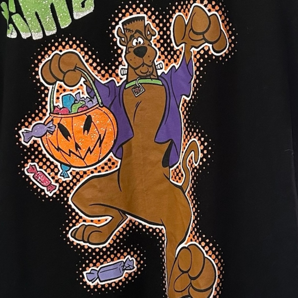 Child's Scooby-Doo "Time for Candy" 100% Cotton T-Shirt. Size S